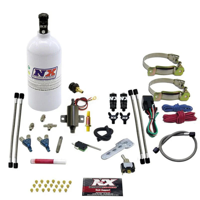 Nitrous Express 2 Cyl Piranha Nitrous Kit w/2.5lb Bottle - Main Product View