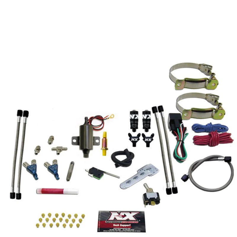 Nitrous Express 2 Cyl Piranha Nitrous Kit w/o Bottle - Back View