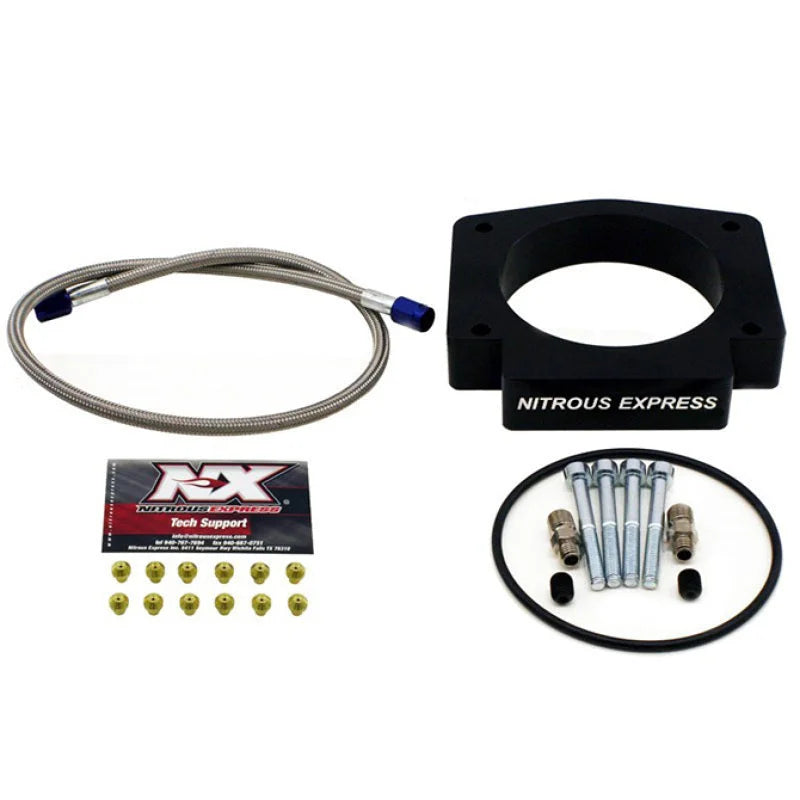 Nitrous Express 2014+ Chevrolet Corvette C7 (GM LT1) EFI Nitrous Plate Conversion - Back View