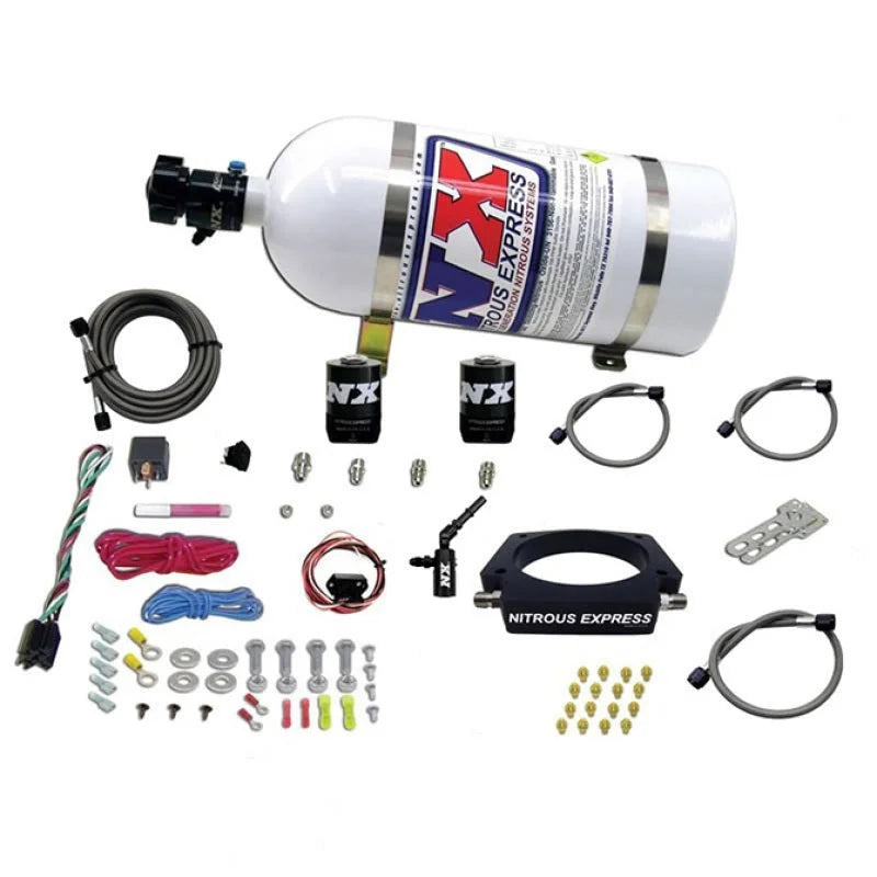 Nitrous Express 2014+ Chevrolet Corvette C7 Nitrous Plate Kit (50-300HP) w/10lb Bottle - Main Product View