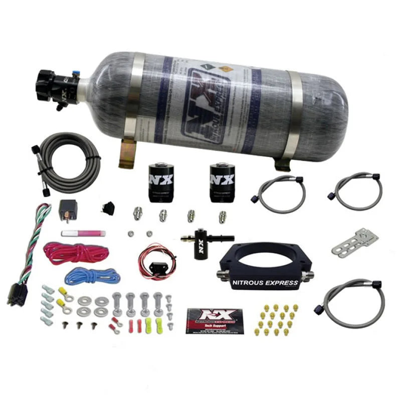 Nitrous Express 2014+ Chevrolet Corvette C7 Nitrous Plate Kit (50-300HP) w/Composite Bottle - Main Product View