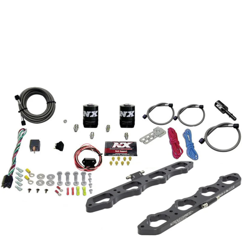 Nitrous Express 2018+ Ford 5.0L Coyote Wet Direct Port Plate System w/o Bottle - Main Product View