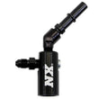 Load image into Gallery viewer, Nitrous Express 3/8-10mm Late Model Billet Fuel Line Adapter 45 Degree - Side View