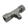 Load image into Gallery viewer, Nitrous Express 3/8 Compression x 1/8 Male NPT Branch T - Main Product View