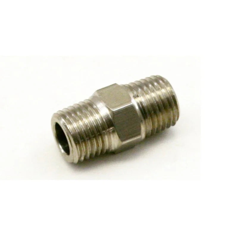 Nitrous Express 3/8 NPT x 1/4 NPT Male Union Connector - Main Product View