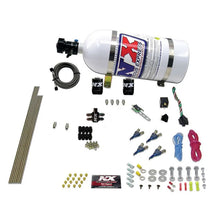 Load image into Gallery viewer, Nitrous Express 4 Cyl Gas Nitrous Kit (100-250HP) w/10lb Bottle - Side View