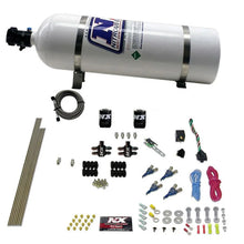 Load image into Gallery viewer, Nitrous Express 4 Cyl Gas Nitrous Kit (100-250HP) w/15lb Bottle - Back View