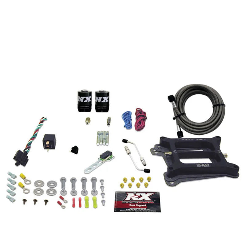 Nitrous Express 4150 4-BBL/Alcohol Nitrous Kit (100-500HP) w/o Bottle - Main Product View
