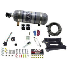 Load image into Gallery viewer, Nitrous Express 4150 4-BBL/Alcohol Nitrous Kit (50-300HP) w/Composite Bottle - Main Product View