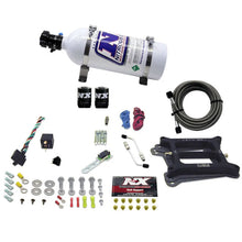Load image into Gallery viewer, Nitrous Express 4150 4-BBL/Gasoline Nitrous Kit (50-300HP) w/5lb Bottle - Main Product View