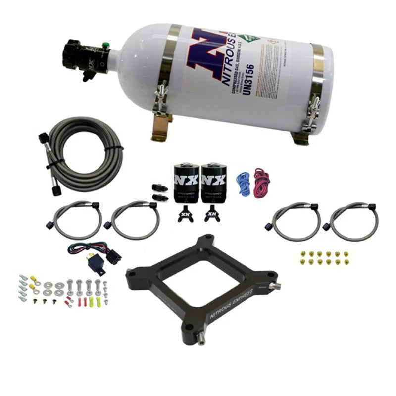 Nitrous Express 4150 Assassin Plate Stage 6 Alcohol 50-300HP (10lb Bottle) - Main Product View