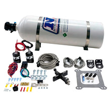 Load image into Gallery viewer, Nitrous Express 4150 Covert Crossbar Plate System Stage 6 50-300HP (15lb Bottle) - Main Product View