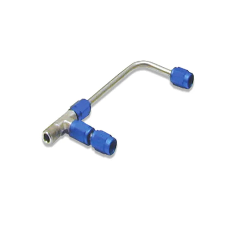 Nitrous Express 4150 Gemini SS Solenoid to Plate Connectors (New Style) - Black - Main Product View