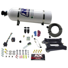 Load image into Gallery viewer, Nitrous Express 4150 Hitman Plus 4-BBL Nitrous Kit (50-200HP) w/15lb Bottle - Main Product View