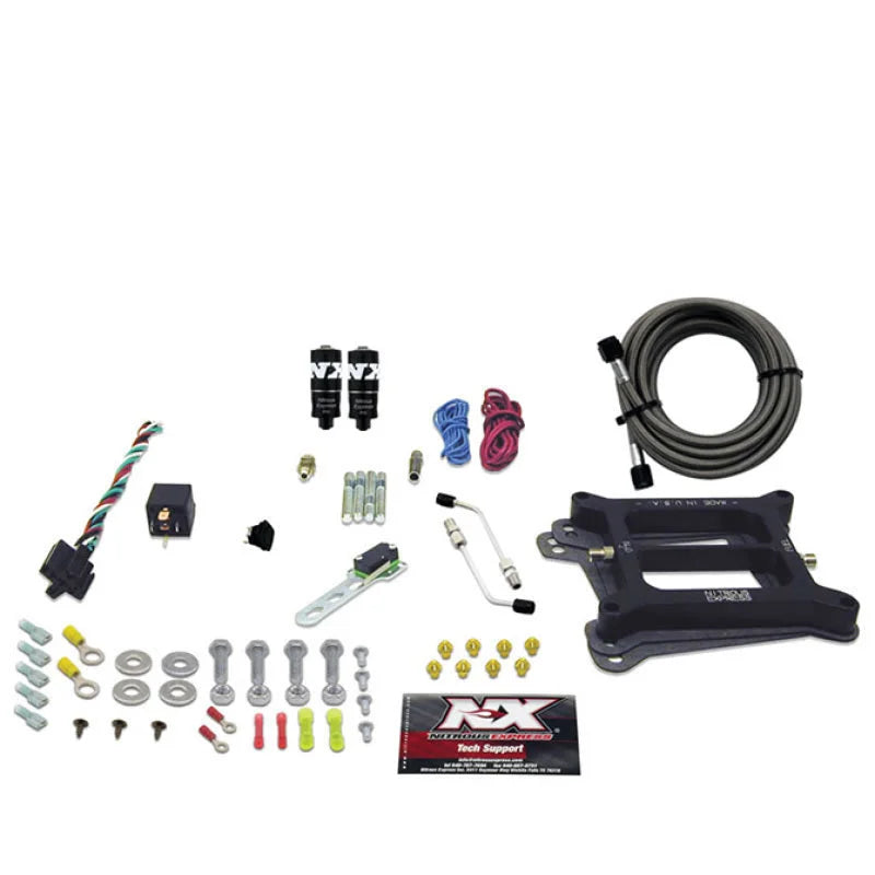 Nitrous Express 4150 Hitman Plus 4-BBL Nitrous Kit (50-200HP) w/o Bottle - Main Product View