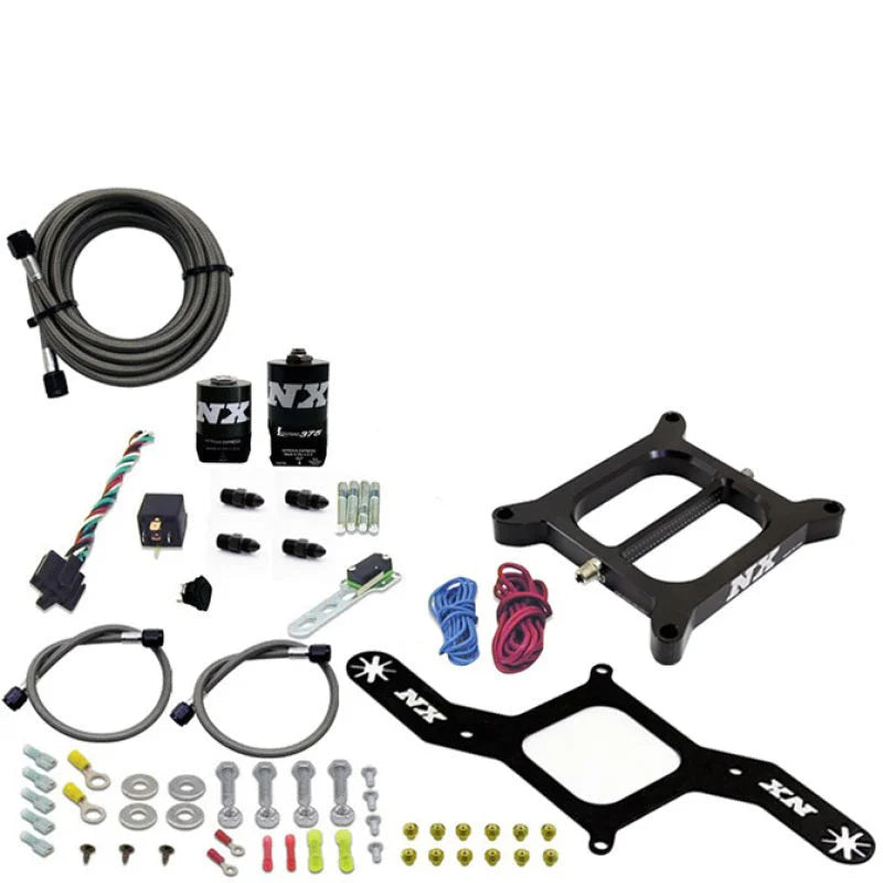 Nitrous Express 4150 RNC Conventional Nitrous Plate Kit w/.375in Solenoid w/o Bottle - Main Product View