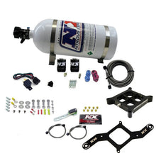 Load image into Gallery viewer, Nitrous Express 4150 Single Entry Crossbar Nitrous Plate Kit Pro-Power (100-500HP) w/10lb Bottle - Main Product View