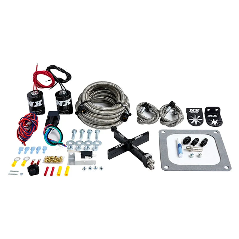 Nitrous Express 4500 Covert Crossbar Plate System Stage 6 50-300HP (w/o Bottle) - Main Product View