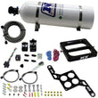 Load image into Gallery viewer, Nitrous Express 4500 RNC Conventional Nitrous Plate Kit w/.375in Solenoid w/15lb Bottle - Main Product View