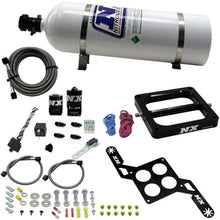 Load image into Gallery viewer, Nitrous Express 4500 RNC Conventional Nitrous Plate Kit w/.375in Solenoid w/15lb Bottle - Main Product View