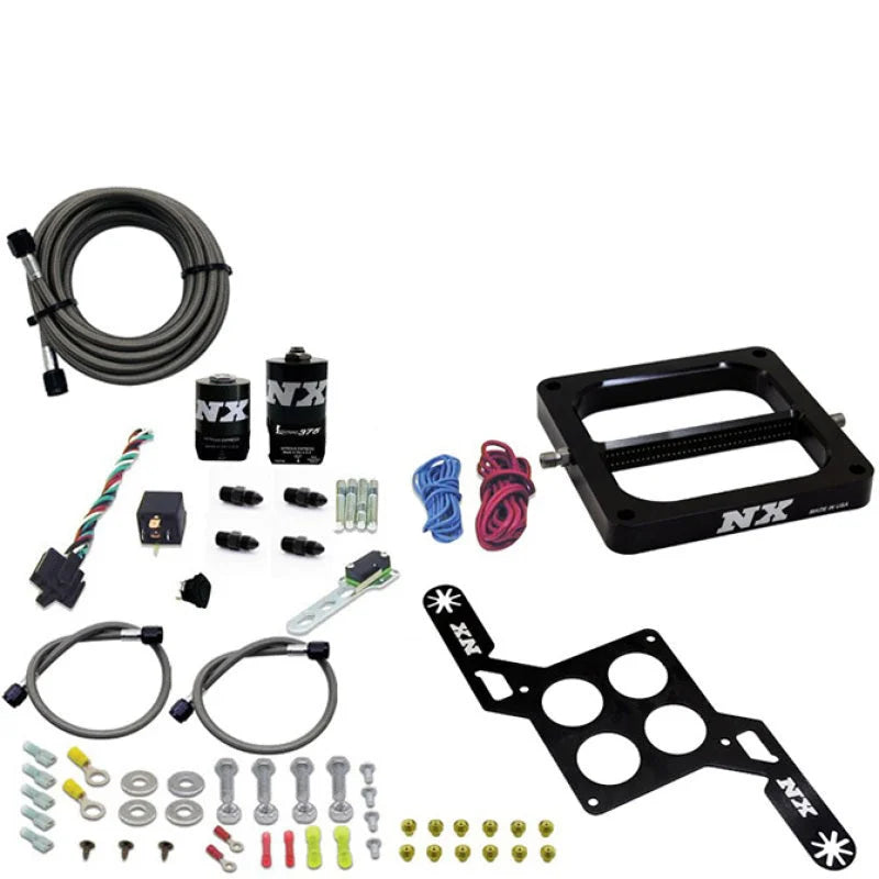Nitrous Express 4500 RNC Conventional Nitrous Plate Kit w/.375in Solenoid w/o Bottle - Main Product View