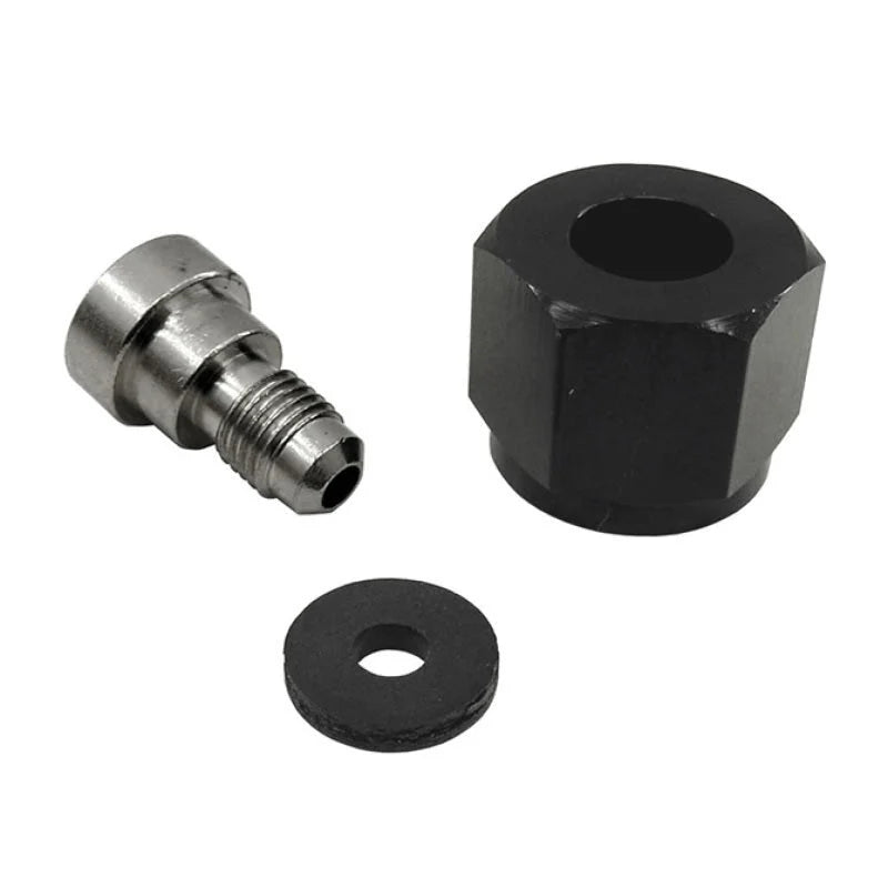 Nitrous Express 4AN Bottle Nipple and Nut for CO2 Valve (Incl Gasket) - Main Product View