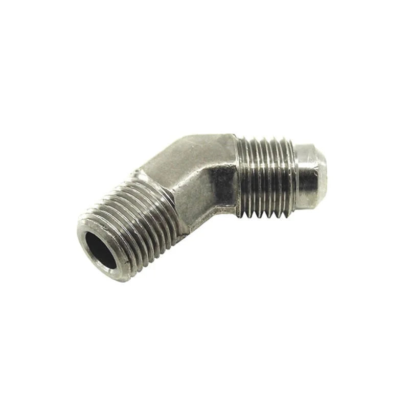 Nitrous Express 4AN Male x 1/4 NPT 45 Deg - Main Product View