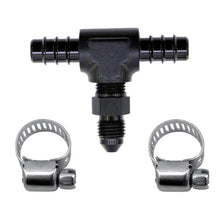 Load image into Gallery viewer, Nitrous Express 5/16 Fuel T 5/16 Hose Barb to 4AN Male - Main Product View
