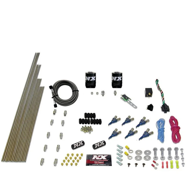 Nitrous Express 6 Cyl Alcohol Nitrous Kit (150-375HP) w/o Bottle - Main Product View