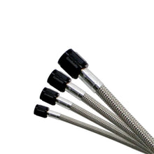 Load image into Gallery viewer, Nitrous Express 6AN 12in Stainless Steel Braided Hose - Black