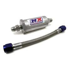 Load image into Gallery viewer, Nitrous Express 6AN Pure-Flo N2O Filter &amp; 7 Stainless Hose (Lifetime Cleanable) - Main Product View