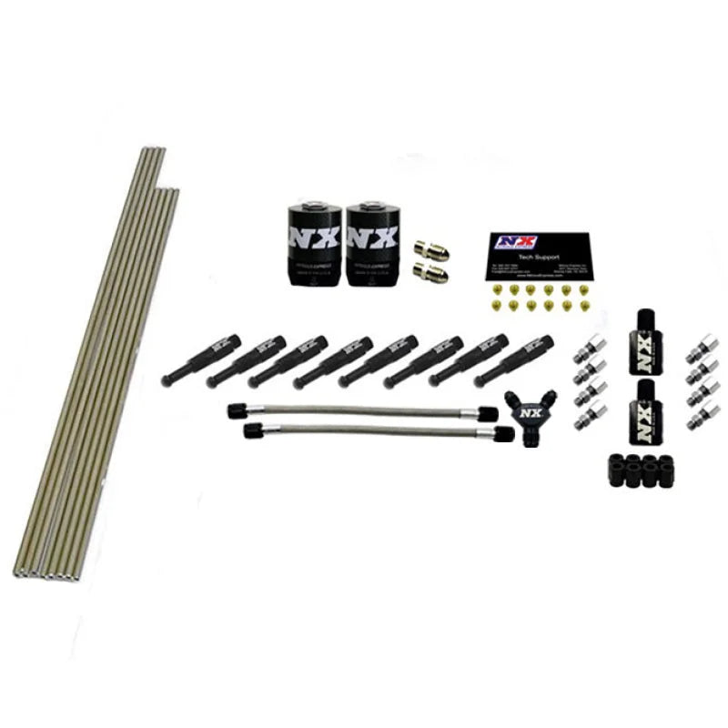 Nitrous Express 8 Cyl 1/16 Dry Nozzle Intake Plumbing Kit - Main Product View