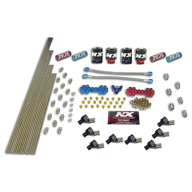 Nitrous Express 8 Cyl NXL Nozzle Intake Plumbing Kit (Incl Hardware) - Main Product View