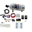 Load image into Gallery viewer, Nitrous Express 8 Cyl Soft Line Shark Rail Nitrous Kit w/10lb Bottle Pushloc - Side View
