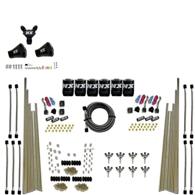 Nitrous Express 8 Cyl Triple-D Dry Direct Port 3 Stage Dry 6 Solenoids Nitrous Kit w/No Bottle - Main Product View