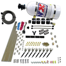 Load image into Gallery viewer, Nitrous Express 8 Cyl VXL Direct Port 4 Solenoids Nitrous Kit (200-500HP) w/10lb Bottle - Main Product View