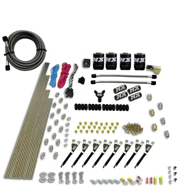 Nitrous Express 8 Cyl VXL Direct Port 4 Solenoids Nitrous Kit (200-500HP) w/No Bottle - Main Product View