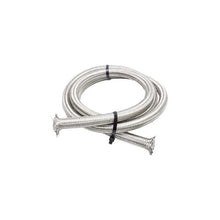 Load image into Gallery viewer, Nitrous Express 8AN Braided Stainless PTFE Hose - 5ft - Side View