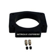 Load image into Gallery viewer, Nitrous Express 90mm 4 Bolt LS Nitrous Plate Only - Side View