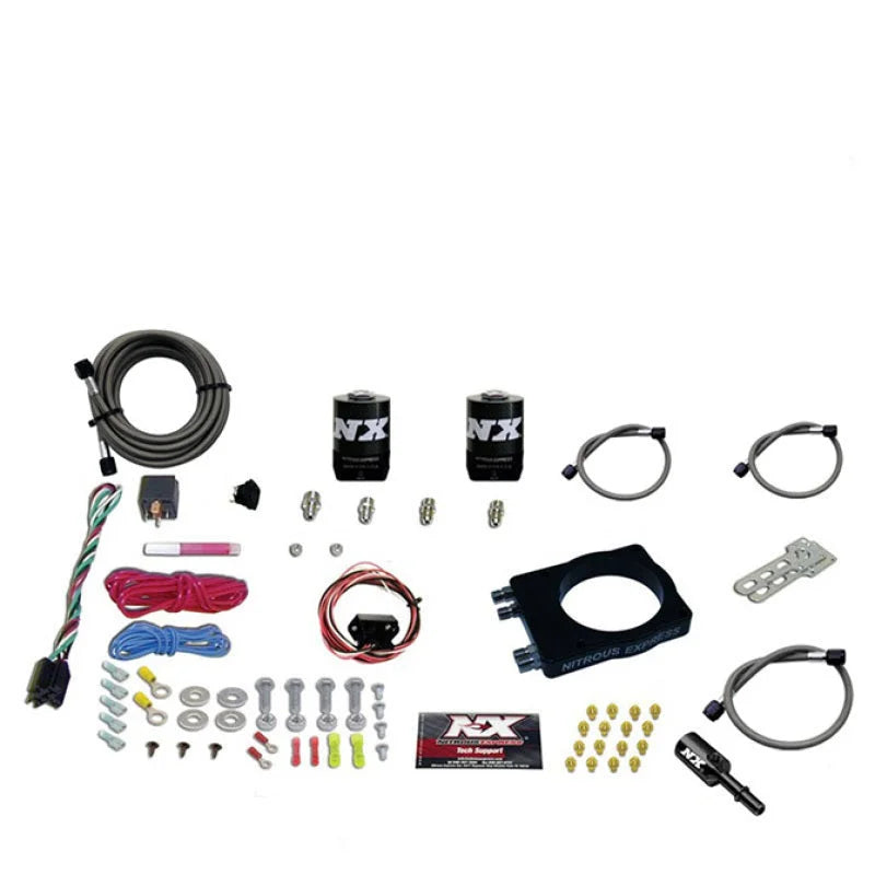 Nitrous Express 90mm Hemi Plate System (50-400hp) w/5lb Bottle - Main Product View