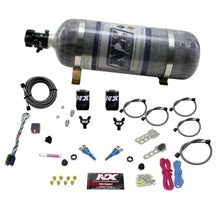 Load image into Gallery viewer, Nitrous Express 92-95 Dodge V8 TBI Dual Nozzle Nitrous Kit (50-125HP) w/Composite Bottle - Main Product View