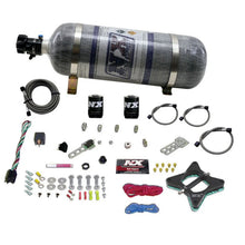 Load image into Gallery viewer, Nitrous Express 96-04 Ford Mustang 4.6L 2 Valve Nitrous Plate Kit w/Composite Bottle - Back View