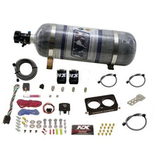 Load image into Gallery viewer, Nitrous Express 96-04 Ford Mustang Cobra 4 Valve (Stock TB) Nitrous Kit (50-300HP) w/Comp Bottle - Back View