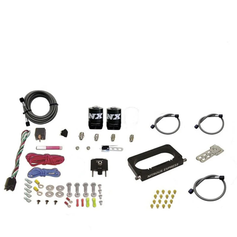 Nitrous Express 96-04 Ford Mustang Cobra/Mach 1 4 Valve Nitrous Kit (50-300HP) w/o Bottle - Main Product View
