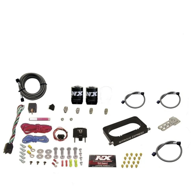 Nitrous Express 96-04 Ford Mustang Cobra/Mach 1 4 Valve Nitrous Kit (50-300HP) w/o Bottle - Back View