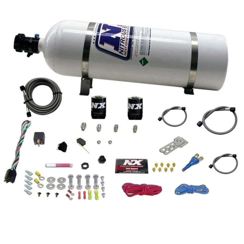 Nitrous Express All Dodge EFI Single Nozzle Nitrous Kit (35-150HP) w/15lb Bottle - Main Product View