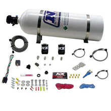 Load image into Gallery viewer, Nitrous Express All Dodge EFI Single Nozzle Nitrous Kit (35-150HP) w/15lb Bottle - Main Product View