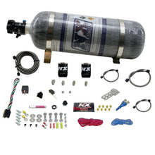 Load image into Gallery viewer, Nitrous Express All Dodge EFI Single Nozzle Nitrous Kit w/Composite Bottle - Back View