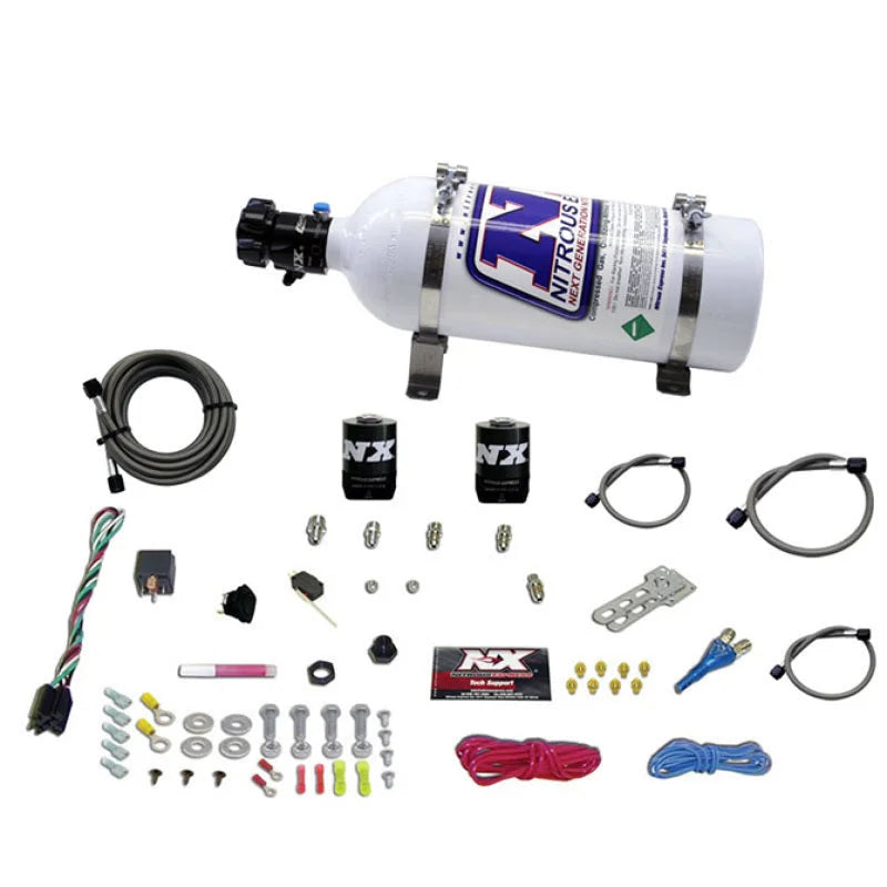 Nitrous Express All Ford EFI Single Nozzle Nitrous Kit (35 -50-150HP) w/5lb Bottle - Main Product View
