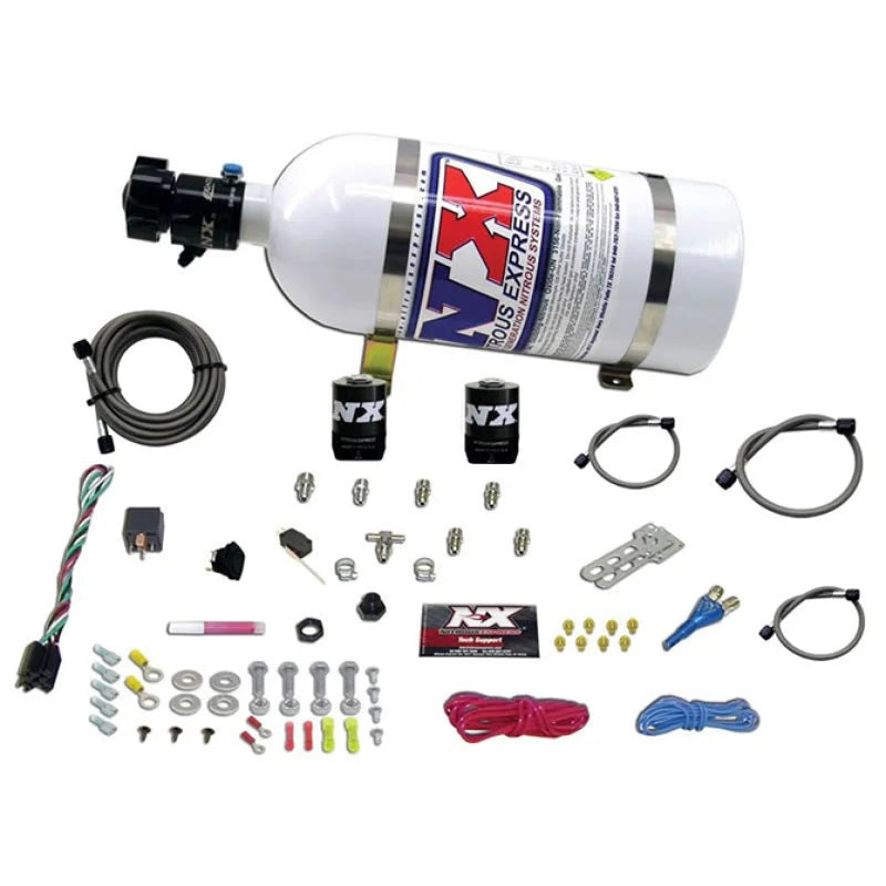 Nitrous Express All Sport Compact EFI Single Nozzle Nitrous Kit (35-50-75HP) w/10lb Bottle - Main Product View